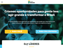 Tablet Screenshot of estudar.org.br